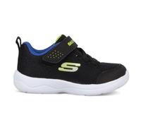 Skechers Boys' Mini Wanderer Trainer, Black, 4 UK Toddler