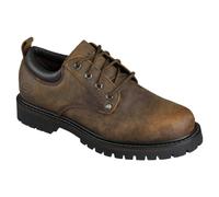 Skechers Tom Cats Dark Brown Lace Mens Shoes Leather