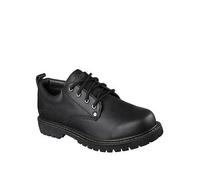Skechers Tom Cats Utility Leather Shoes, Black, Size 11, Men Black