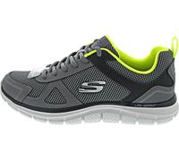 Skechers TRACK BUCOLO, Men's TRACK BUCOLO Trainers, Charcoal/Lime, 7 UK (41 EU)