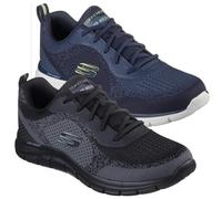 Skechers Men's Track-Glendor Sneaker, Blue, 7