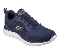 Skechers Track Glendor Mens Navy/Lime Trainers - Size UK 8