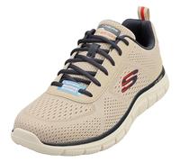 Skechers Track Leshur Mens Fashion Trainers in Taupe Navy - 10 UK