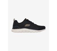 Skechers Men's Track Leshur Sneaker, Black, 6.5 UK