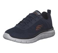 Skechers Track Moulton Mens Navy Lace Up Trainer - Size 8 UK - Blue