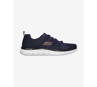 Skechers Track-Moulton Trainers Dark Blue Orange - 45.5