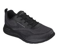 Skechers Track Pohlter Textile Mens Black Trainers - Size UK 10