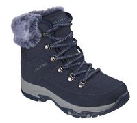 Skechers Trego Stormie Frost Leather Womens Navy Winter Ankle Boots - Size UK 8