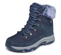 Skechers Trego Stormie Frost Navy Suede/Faux Fur/Mesh Womens Boots 7 UK