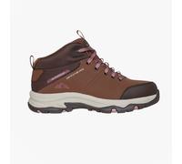 Skechers Trego - Trail Destination Womens Hi-top Trainers Brown/multi Pu - Size UK 4