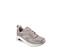 Skechers Women's Tres-Air Uno Glit-Airy Trainers in Taupe | Size: 8 Skechers Taupe 8