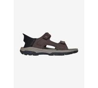 Skechers Men's Tresmen Reece Slip-In Trainers, Chocolate Synthetic, 9.5 UK