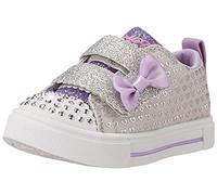 Skechers TWINKLE SPARKS HEART DREAMER Sneaker, Silver, 7 UK Child