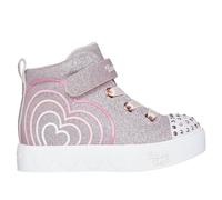 Skechers Twinkle Toes: Heart Steps - Heart Glow Sneaker in Rosegold, Size 5 | Synthetic/Textile