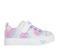 Skechers Twinkle Toes: Heart Steps - Heart Sketch Sneaker in White, Size 9 | Textile/Synthetic