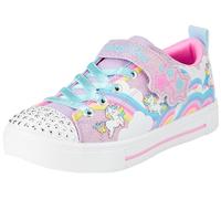 Skechers Twinkle Toes Trainers, Lavender Synthetic/Multi Trim, 12 UK