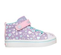 Skechers Twinkle Toes: Twi-Lites 2.0 - Kitty Cutie Sneaker in Lavender, Size 7 | Synthetic/Textile