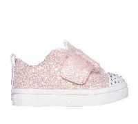 Skechers Twinkle Toes: Twi-Lites 2.0 - Sweetie Bow Sneaker in Light Pink, Size 6 | Synthetic/Textile