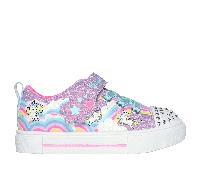 Skechers Twinkle Toes Trainers, Lavender Synthetic/Multi Trim, 10 UK