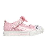 Skechers Twinkle Toes: Twinkle Sparks - Precious Jane Shoes in Light Pink, Size 7 | Synthetic/Textile/Metal