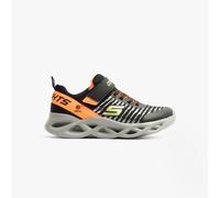 Boy's Skechers 401650L/BKOR TWISTY BRIGHTS - NOVLO Boys Trainers Black/Orange - Multi - Size: UK 12.5 small kids
