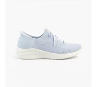 Skechers Ultra Flex 3.0-elevated Motion Womens Trainers Light Blue Textile - Size UK 4.5