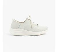 Skechers Women's Ultra Flex 3.0 Elevated Motion Sneaker, Light Gray Knit/Trim, 6.5 UK