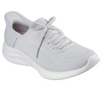 Skechers Women's Ultra Flex 3.0 Elevated Motion Sneaker, Light Gray Knit/Trim, 8 UK