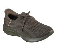 Skechers Ultra Flex 3.0 Pure Color Textile Women's Olive Trainers - UK 3 / EU 36 / US 6