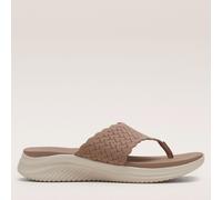 Skechers Ultra Flex 3.0 Rhythm Waves Womens Knit Thong Sandal with Yoga Foam