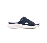 Skechers Women's Scalloped Shimmer Knit Slide Sandals with Yoga Foam