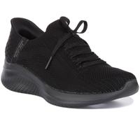 Skechers Women's Ultra Flex 3.0 brilliant way Sneaker, Black, 7 UK