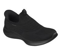 Skechers Ultra Flex 4.0 Pure Dream Textile Womens Black Knit/Trim Trainers - Size UK 8