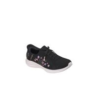Skechers Ultra Flex 4.0 Sweet Petals Trainer In Black Black