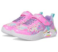 Skechers Unicorn Dreams Heart Sneaker, Pink Sparkle Mesh/Multi Trim, 11.5 UK Child