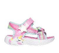 Skechers Unicorn Dreams Sandal - Dreamy Unicorns Sandals in Pink, Size 8 | Textile/Synthetic