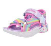 Skechers Unicorn Dreams Sandal Lavender Light-Up Shimmery Strap Kids Shoes