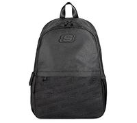 Skechers Unisex Casual Daypack Backpack, Lightweight School Backpack Classical Daypack Rucksack 14 inch Laptop Backpack for School Sports Business Travel, Black, 45x30x14 cm
