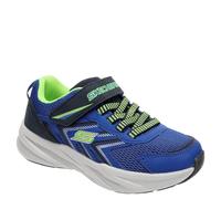 Skechers Boy's Microspec Tread Sneaker in Blue/Navy Blue, Size 12 | Synthetic/Textile, Machine Washable