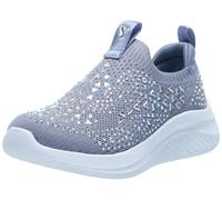 Skechers Unisex Children's Ultra Flex 3.0 - Sparkle Show, Silver taupe, 10.5 UK Child