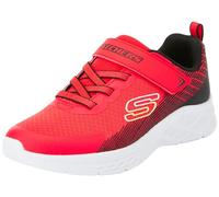 Skechers Unisex Kids Boys Trainers, Red Textile Synthetic Black Trim, 11.5 UK