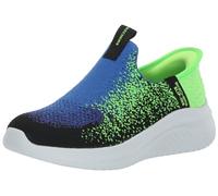Skechers Brisk-Spec Boys' Ultra Flex 3.0, Black Blue Lime Green, 13.5 Little Kid