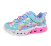 Skechers Unisex Kids Flutter Heart Lights Groovy Swirl Hiking Boot, Turquoise, 10.5 UK