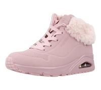 Skechers Unisex Kid's Uno Fall Air Winter Boots, Pink, 2 UK