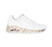 Skechers Uno 155506 Loving Love wedge heel trainers with gold heart sole