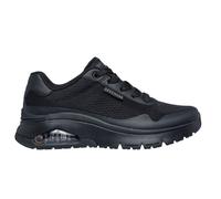 Skechers Women's UNO Flex - Spring On Air Sneaker in Black, Size 8 | Synthetic/Textile, Vegan