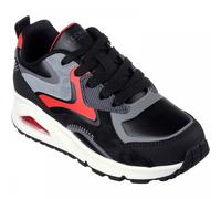 Skechers Uno Gen1 - Color Surge Black/Red Children's Lace Up Trainers