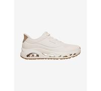 Skechers Uno Glide-Step Glide On Air Slip-Ins Shoes White Brown Women - 39