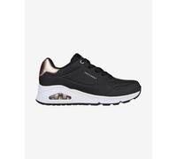 Skechers Uno Golden Air shoes black gold white women - 36