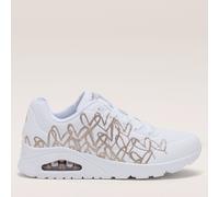 Skechers Uno Golden Heart Lace-Up Trainer BLACK SIZE 3